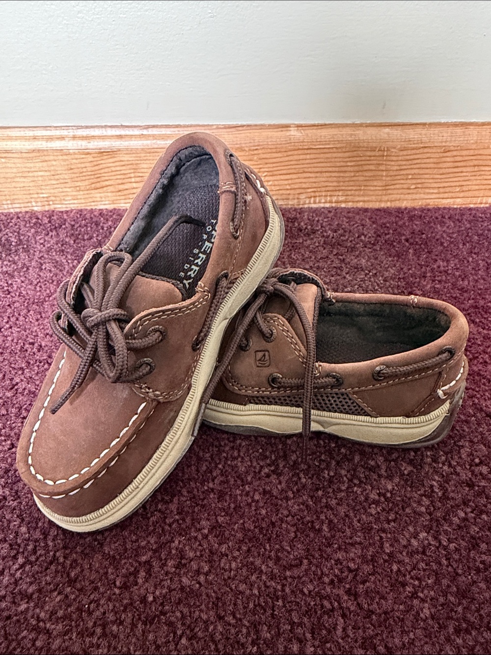 👞Sperry Boys Brown Boat Shoes 👞
